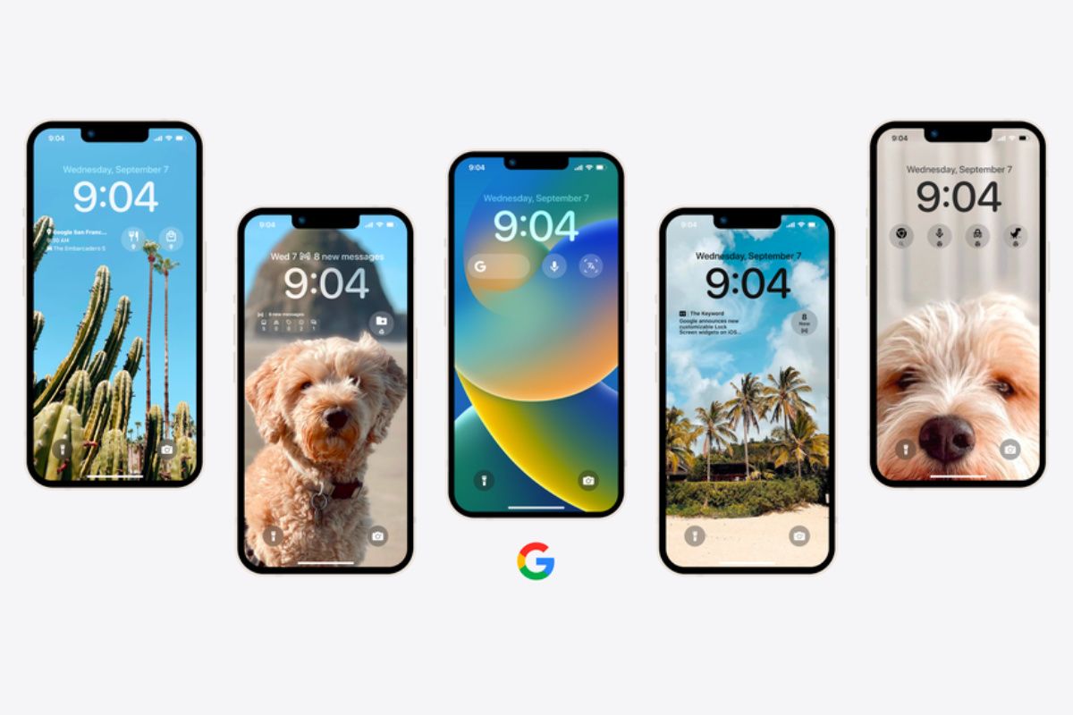 Google apps on iOS16 lockscreen