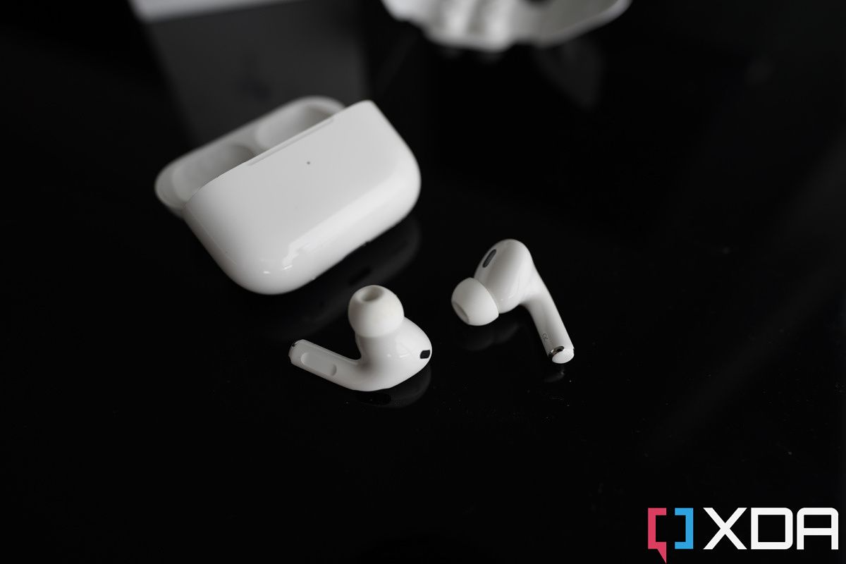 The Airpods pro 2 on a table