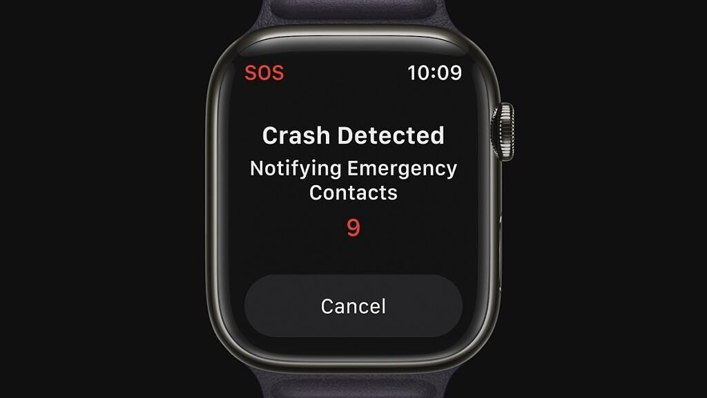 Apple Watch crash detection