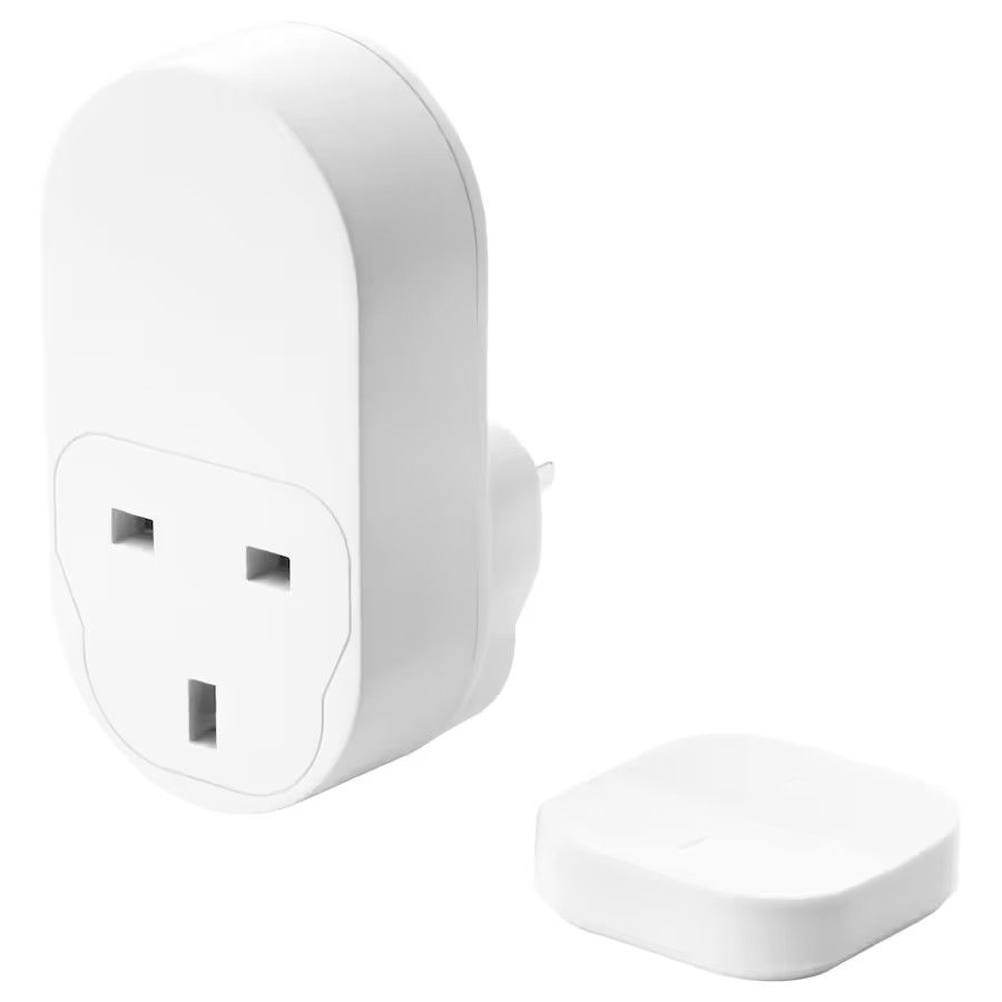 Of course Ikea has a smart plug! Part of the Tradfri collection, these smart plugs are well priced and besides hooking into Google Assistant you also get a hardware remote control to turn them on and off. Add up to 10 plugs to one remote, or control also using the Ikea Home app and Tradfri gateway.