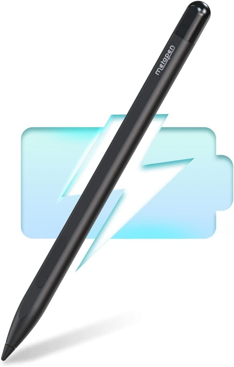 This is a third-party stylus for use with the Surface Pro 9. You'll have to recharge it externally, and it has lower levels of pressure sensitivity when compared to official styluses you can buy from Microsoft.