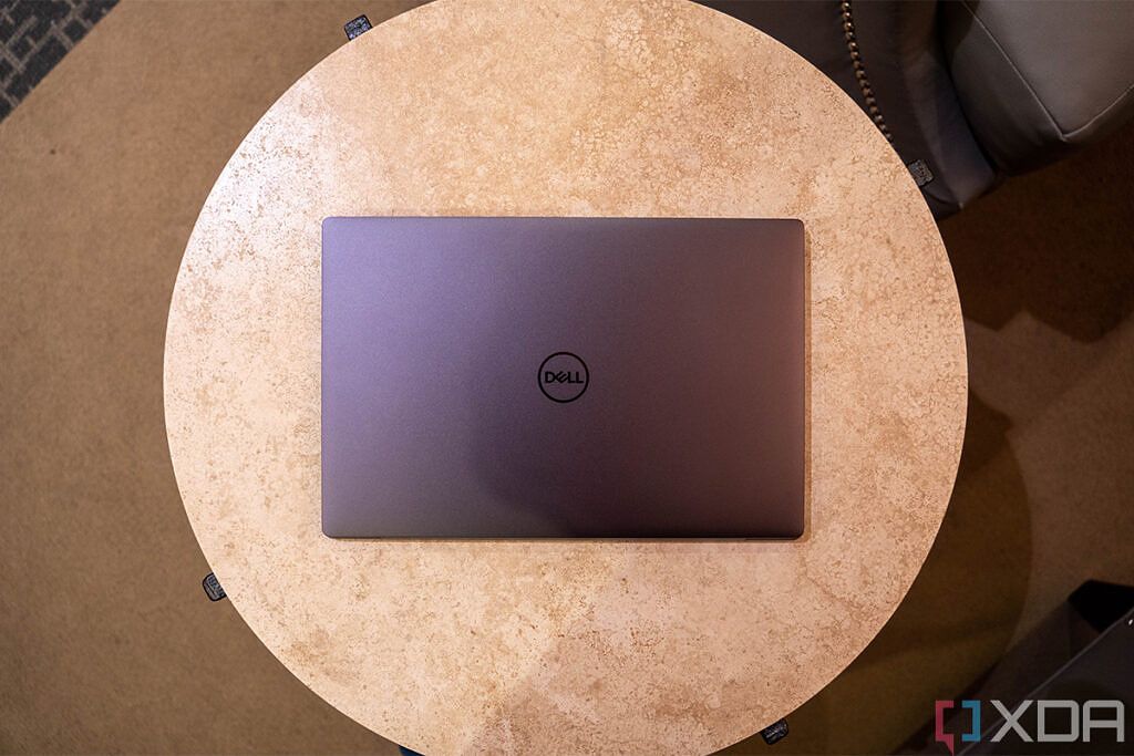 Top down view of Dell XPS 13