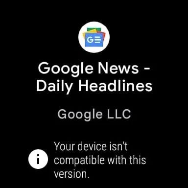 Google News app for Wear OS screenshot 2