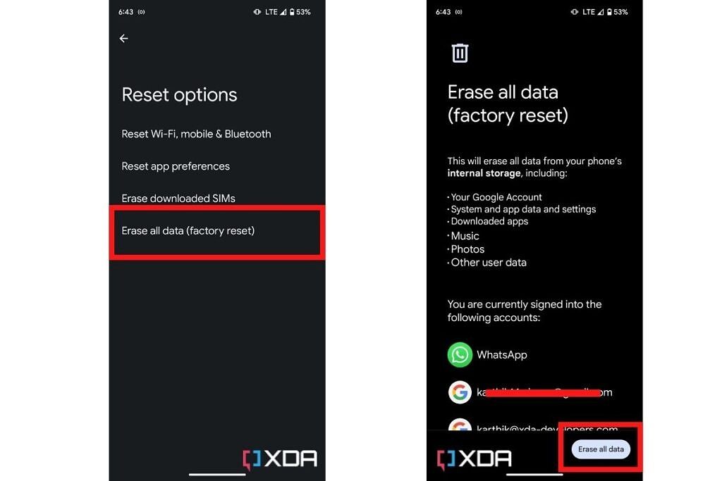 How to factory reset the google pixel 7 and pixel 7 pro