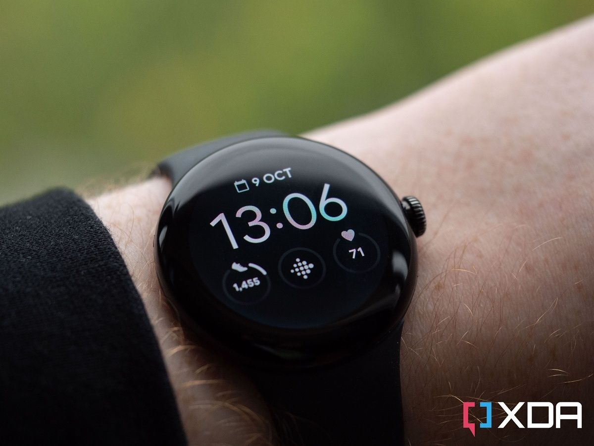 Google Pixel Watch on a wrist