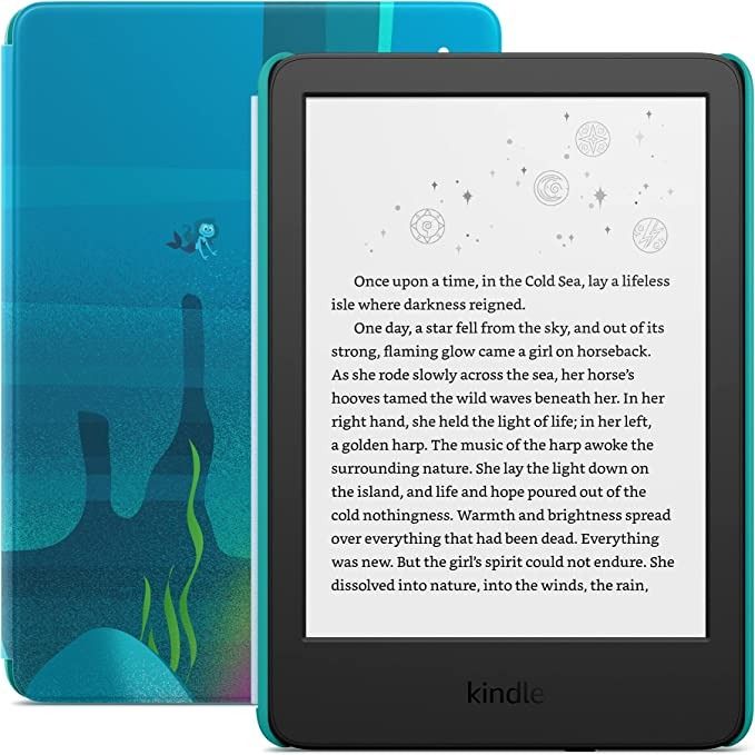 El último Kindle Kids viene con una cubierta posterior gratuita, un año de Amazon Kids+ y una garantía de dos años.