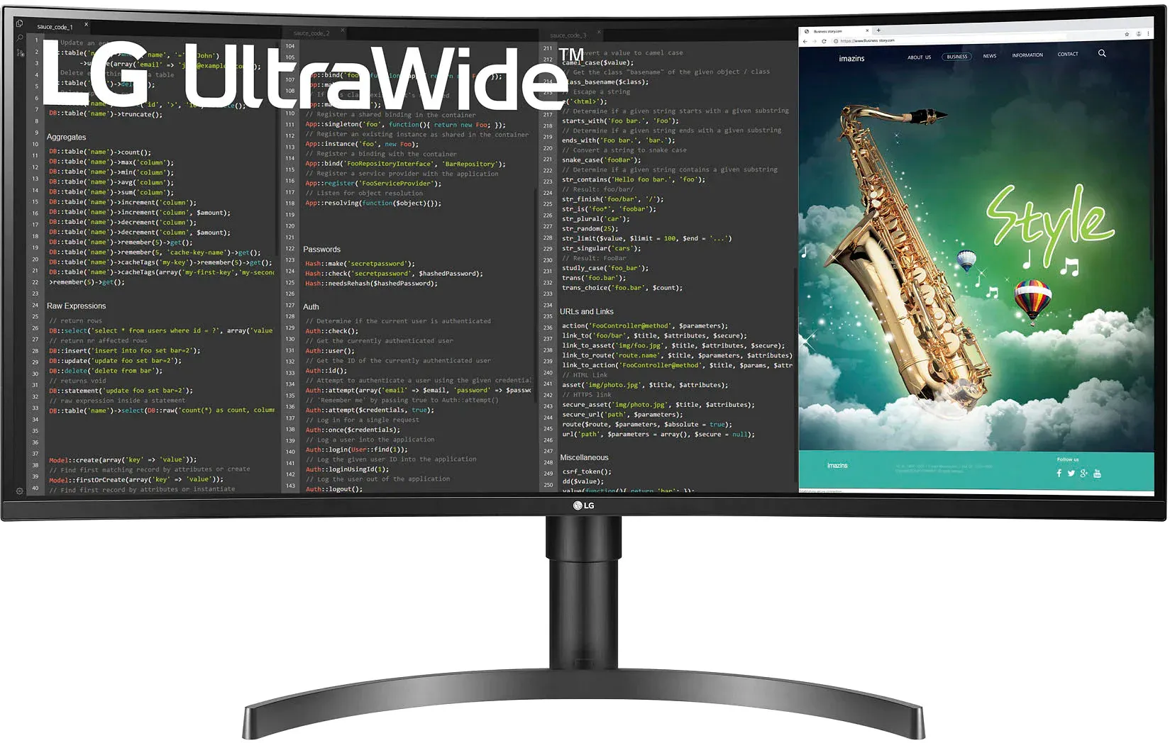Ultra-wide monitors are ideal for a lot of people because they enable a new level of productivity. Because they're so wide, it becomes that much easier to run multiple apps side-by-side, so you can get work done more efficiently. This one comes with a sharp QHD panel, a 100Hz refresh rate, and it connects easily with a single USB-C cable for extra convenience.