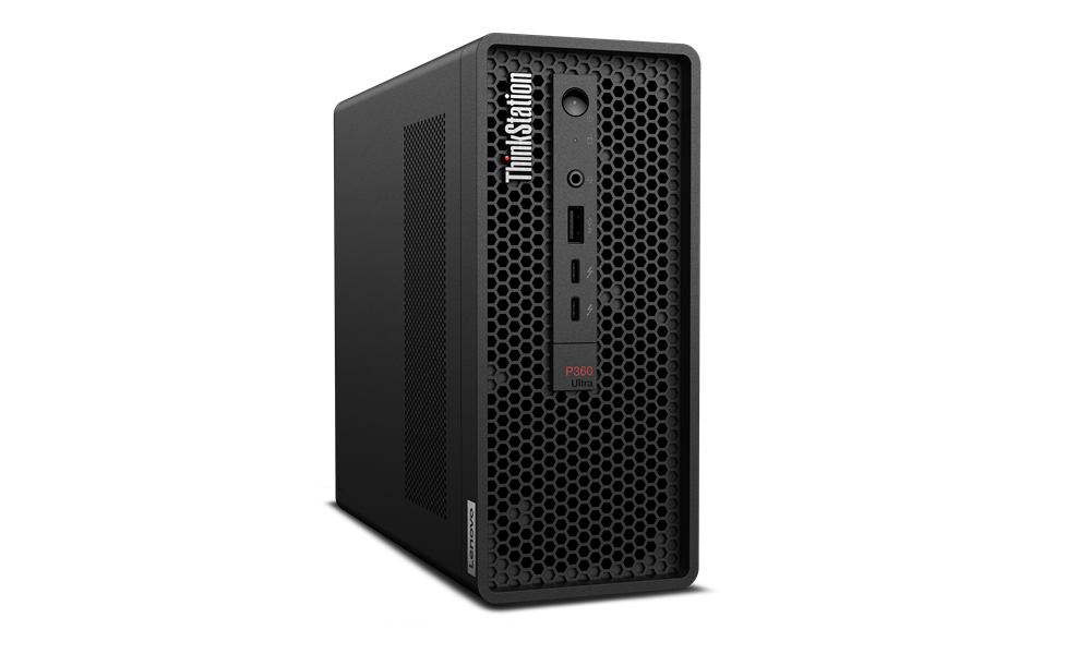 The Lenovo ThinkStation P360 Ultra is a compact 3.9-liter workstation with powerful Intel CPUs and Nvidia RTX graphics.