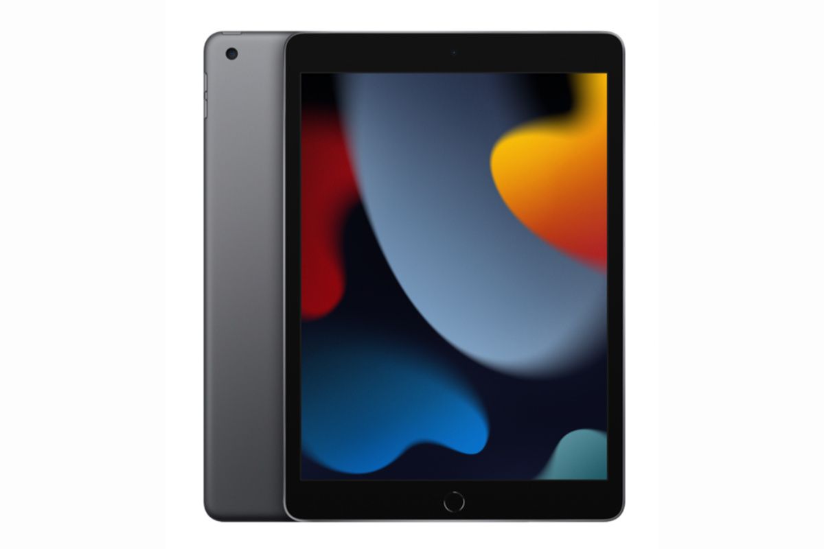 The 9th generation iPad featuring an A13 Bionic processor, 10.2-inch display, and Touch ID. 