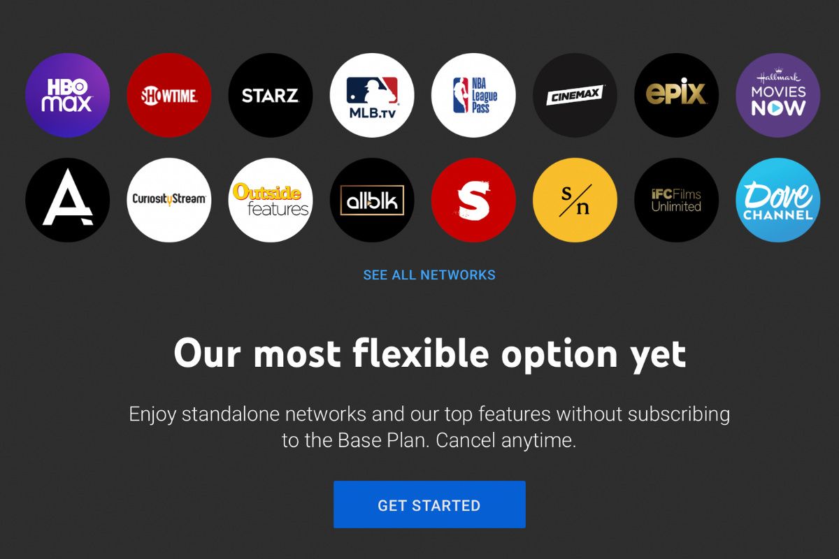 YouTube TV will no longer force a base subscription plan if all you want are premium shows