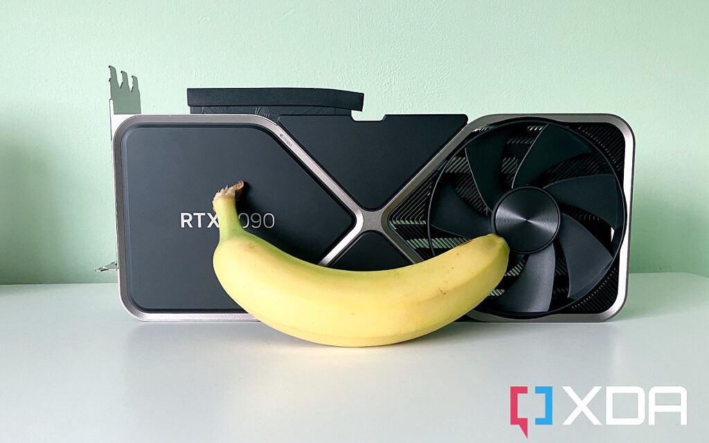 RTX 4090 and banana for scale
