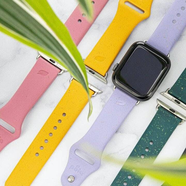 Pela Vine Apple Watch bands in various colors