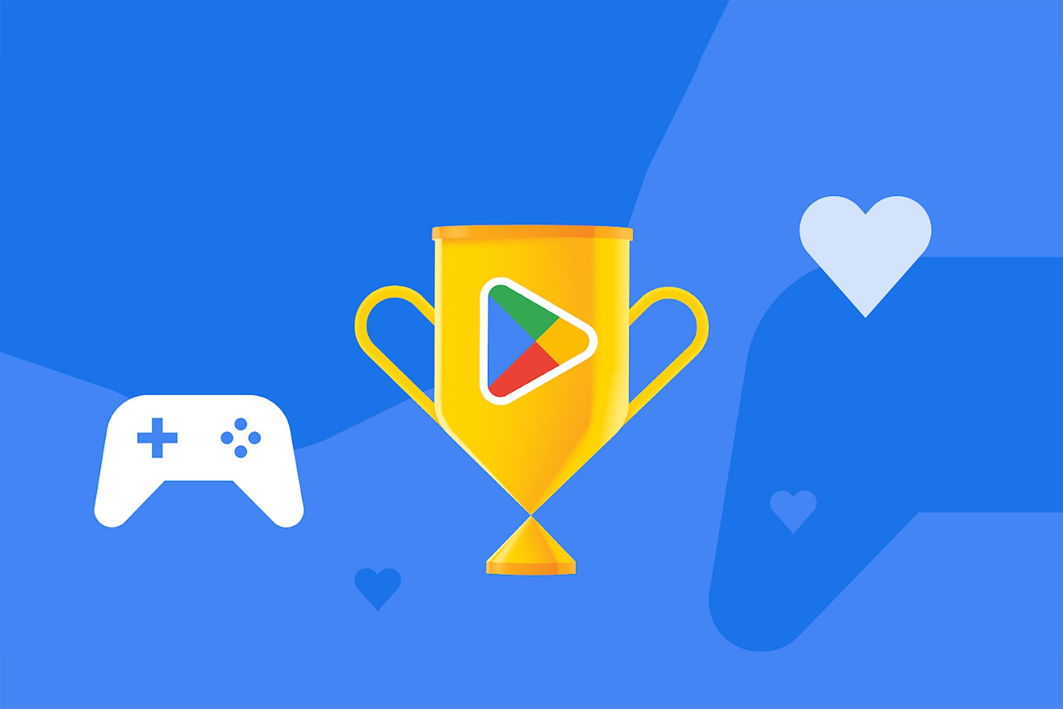 Google Play Users' Choice App and Game of the year graphic.