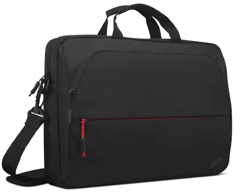Angled view of the Lenovo ThinkPad Essential 15.6-inch Topload bag