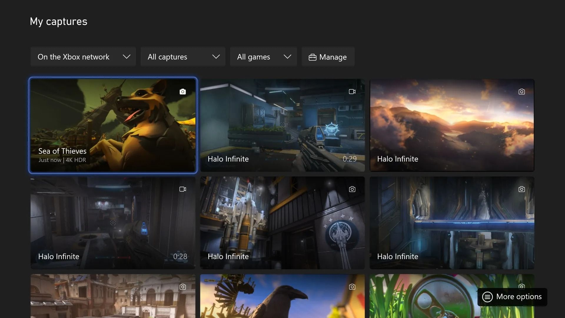 The new Xbox Capture app interface.