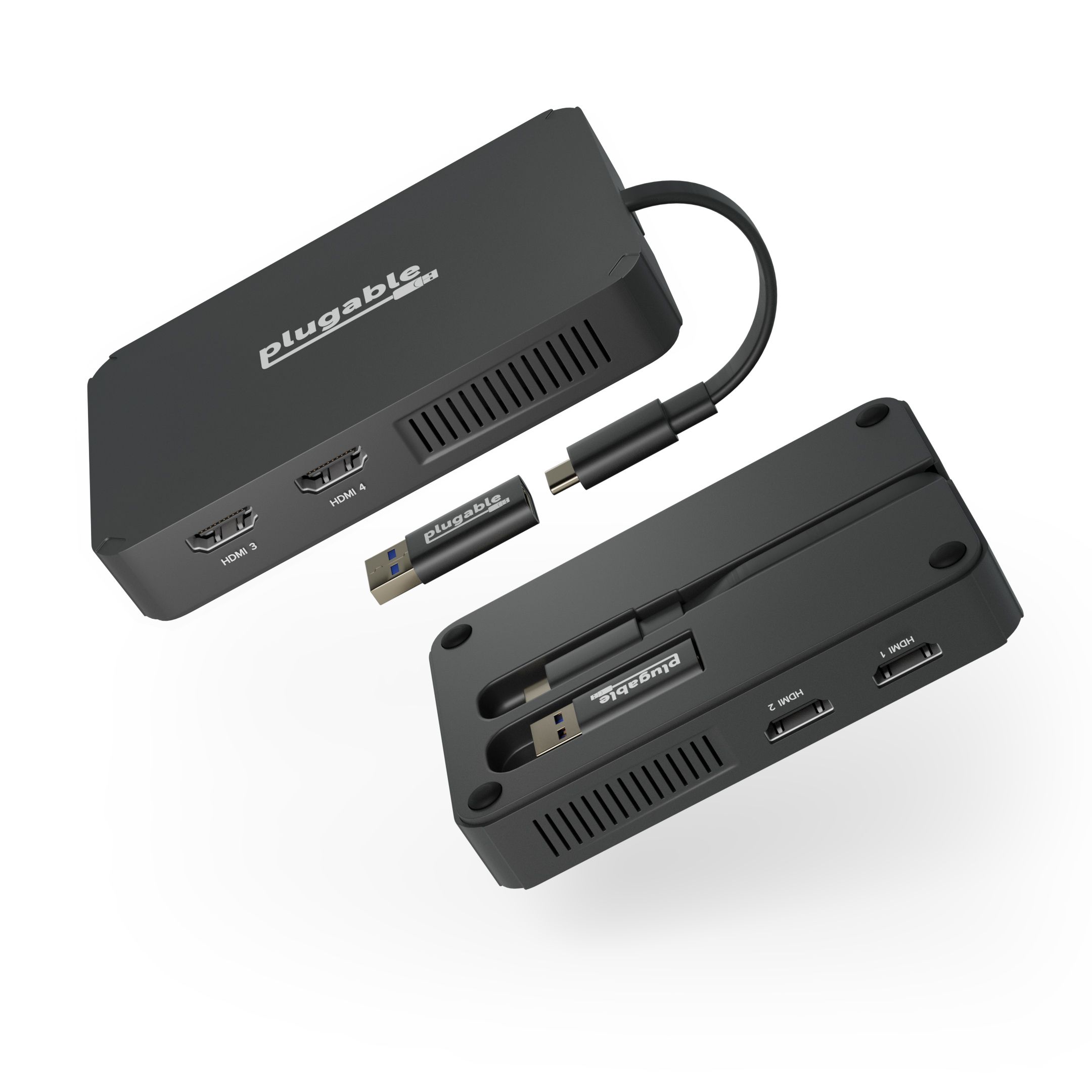 Plugable's new Quad HDMI Adapter can add four display to your laptop