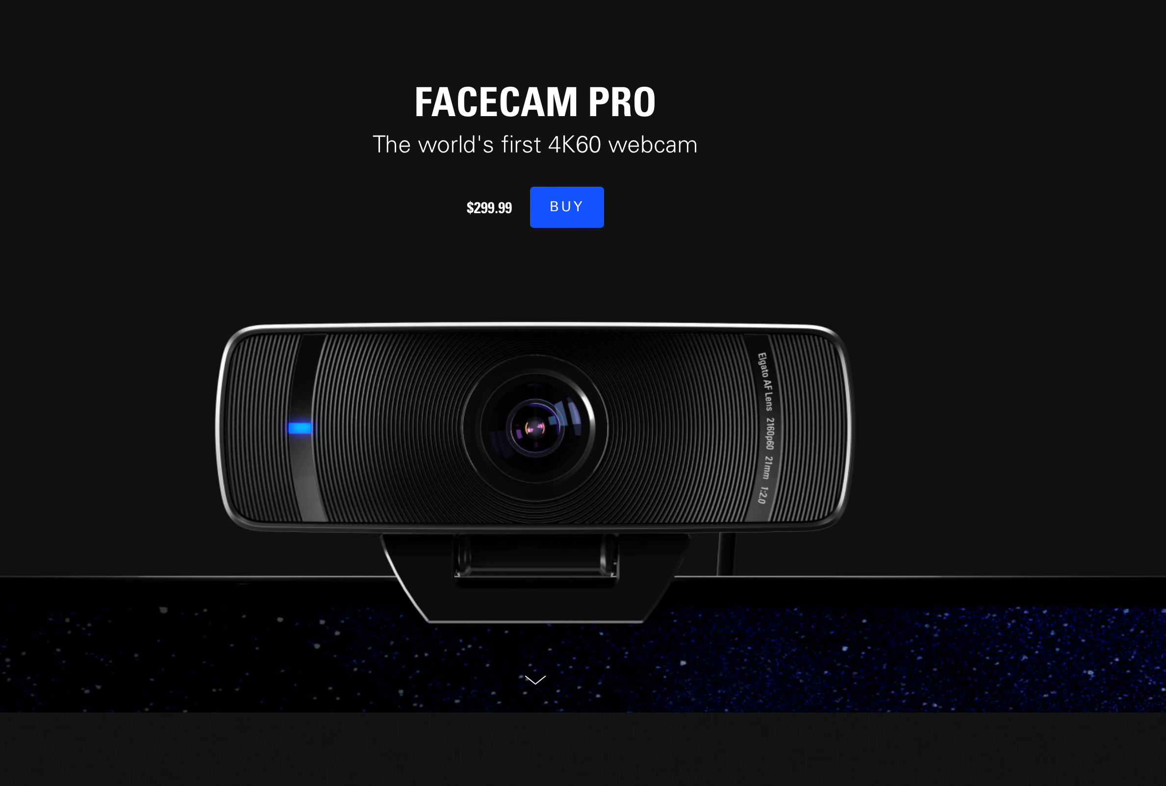 The Elgato Facecam Pro Webcam Features 4k 60fps Refined Controls And Costs 29999