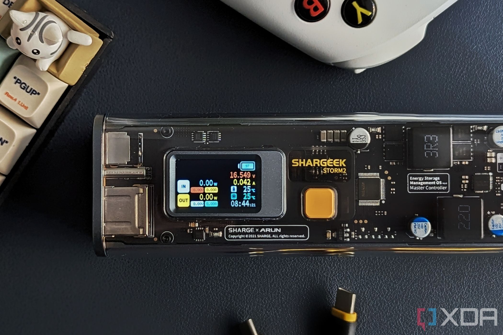 Shargeek's Storm 2 is a 100W power bank with a see-through design that is  absolutely ridiculous