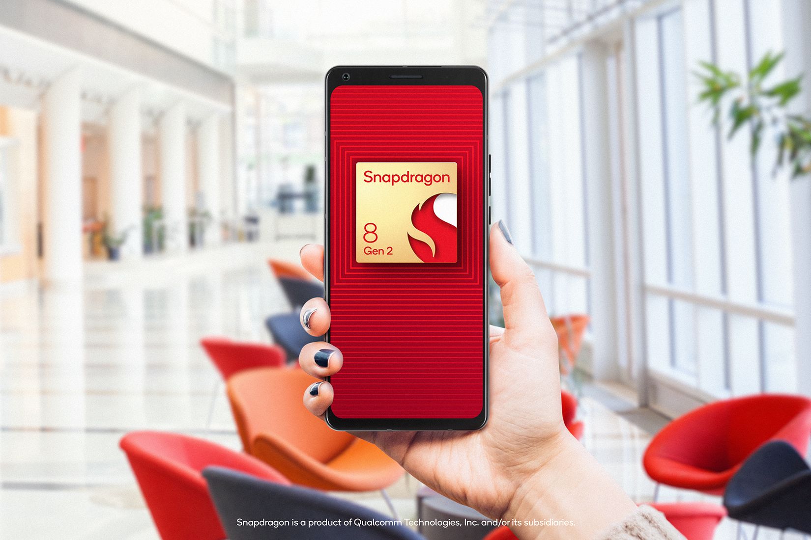 Configuração interna do Snapdragon 8 Gen 2 QRD