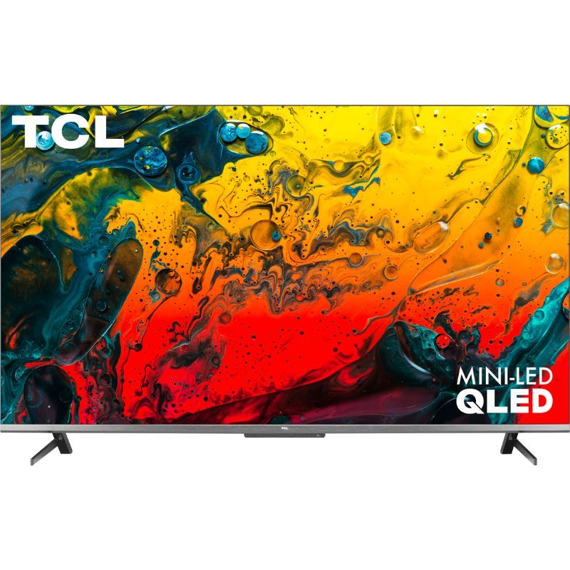 Representación de la imagen de un televisor QLED de la serie TCL 6 sobre un fondo de color blanco.