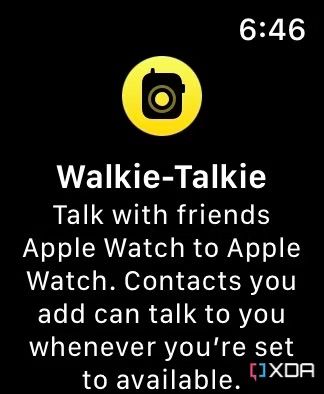 Talkie-walkie-watchOS