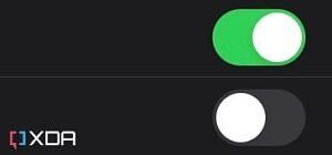 iOS system toggles