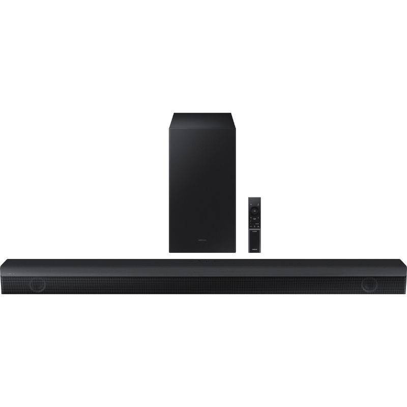 Una representación de la barra de sonido Samsung HW-B650