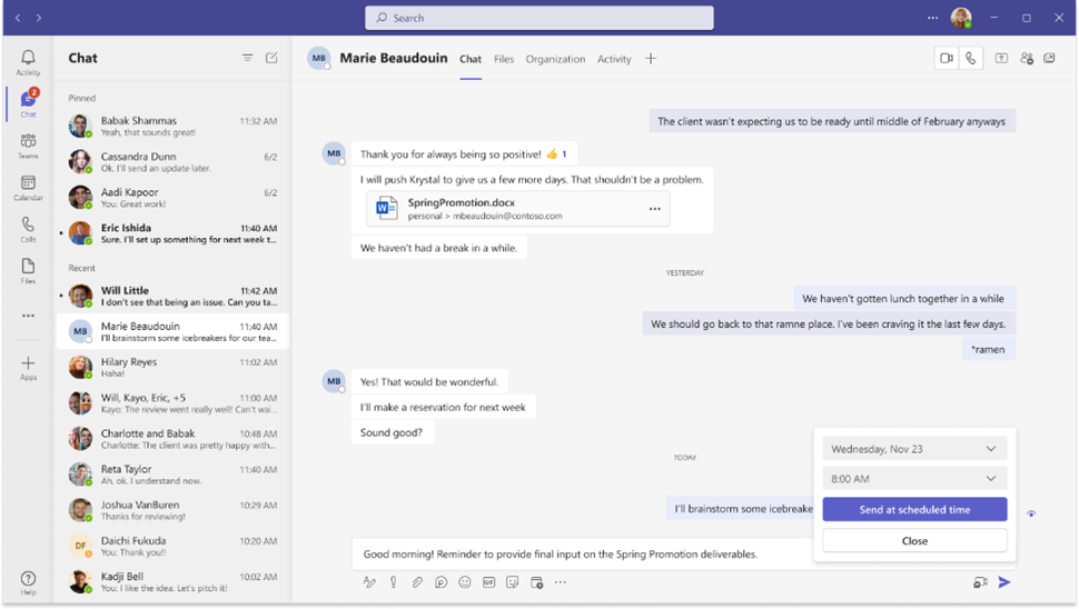 Microsoft Teams Gets Scheduled Messages Instant Meeting Polls And More With Latest Updates 7322