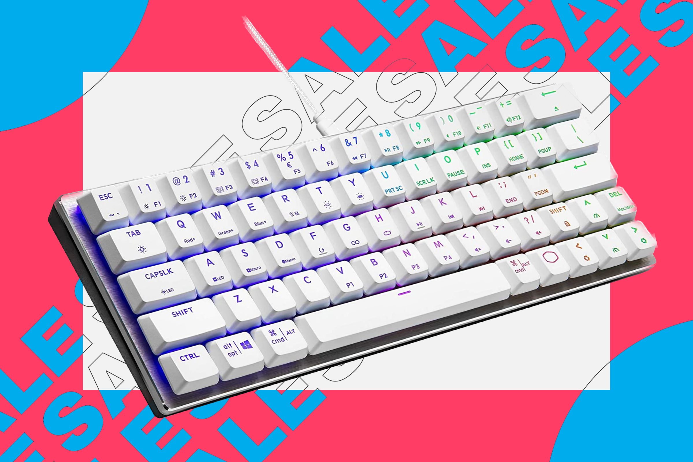 This Cooler Master mechanical keyboard with RGB and low-profile switches is now 53% off for Black Friday