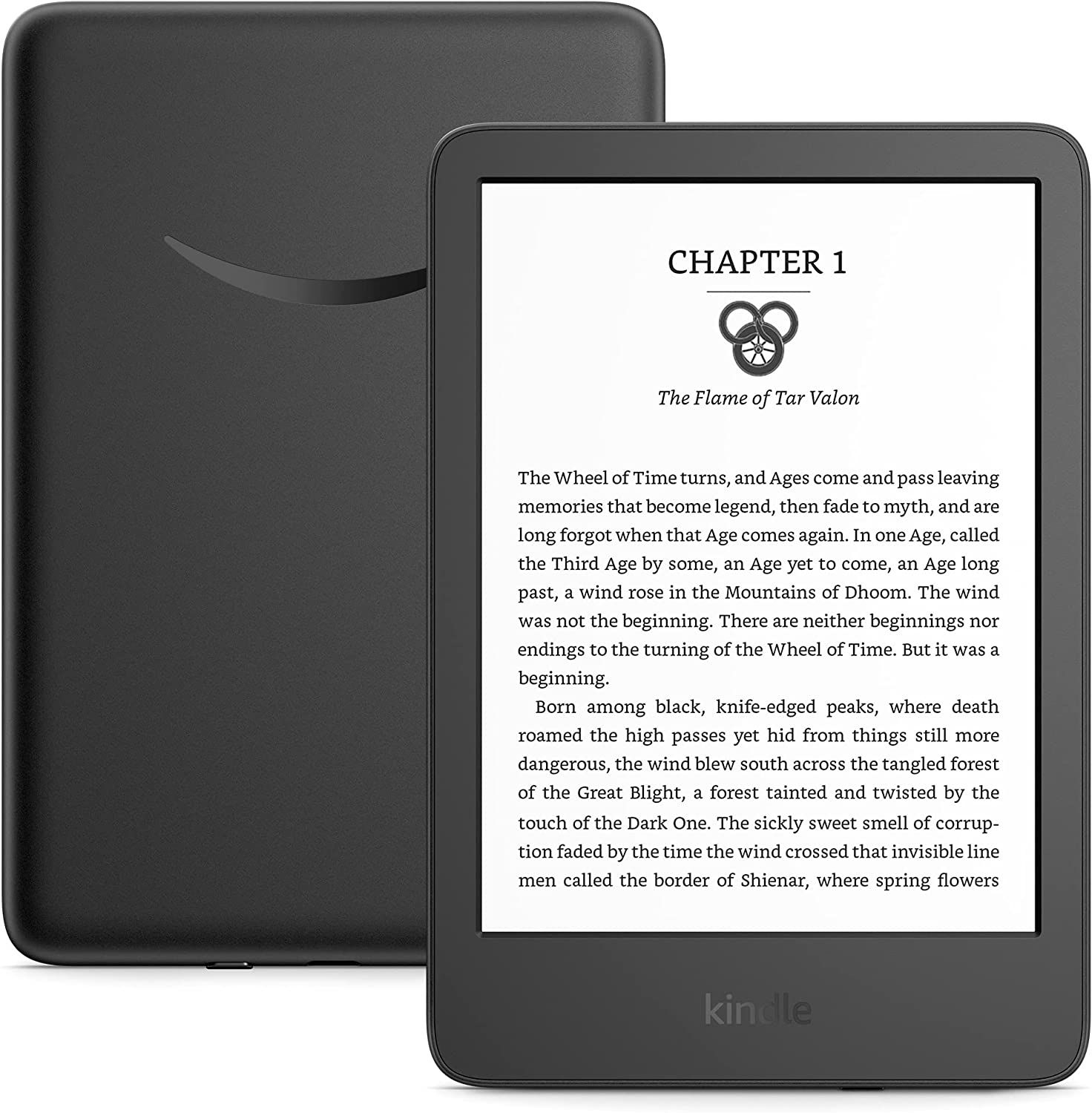 Amazon Kindle 2022 on a white background