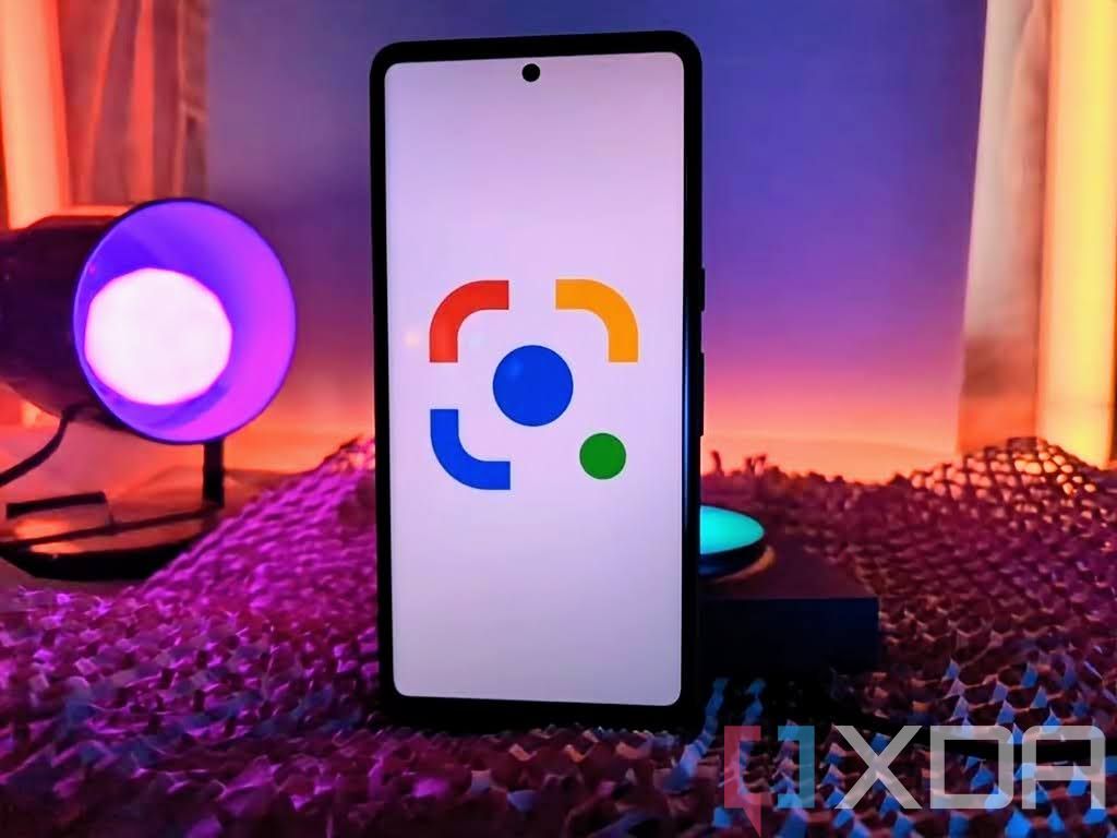Google Pixel 7 Pro with the Google Lens logo