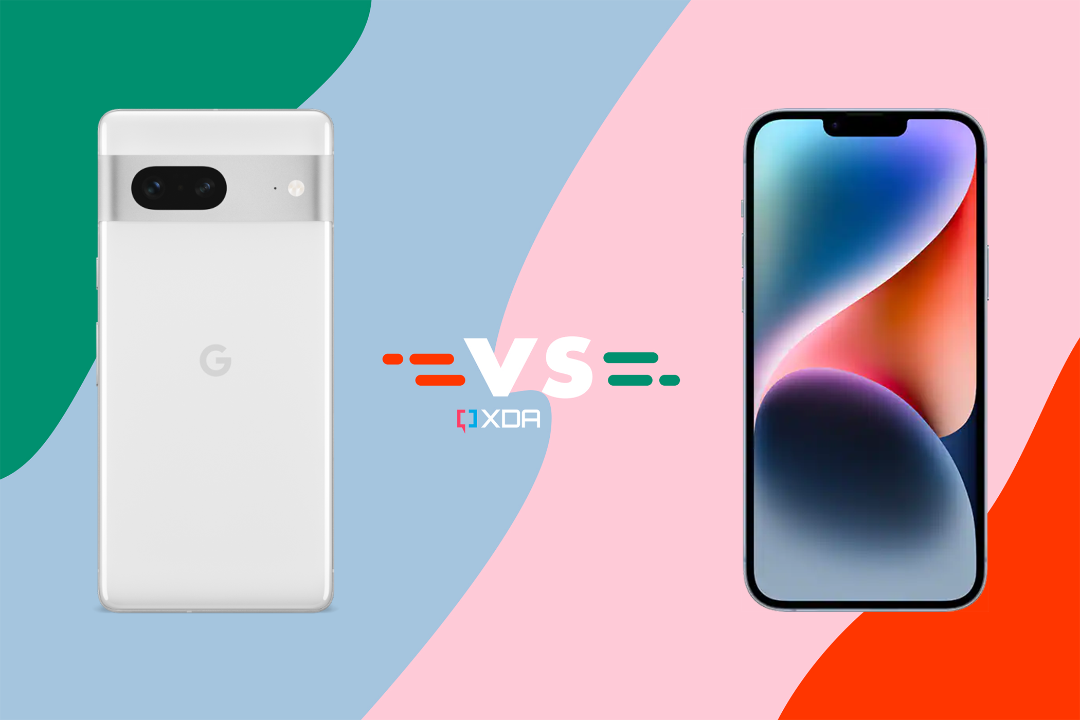 Google Pixel 7 vs Apple iPhone 14 XDA