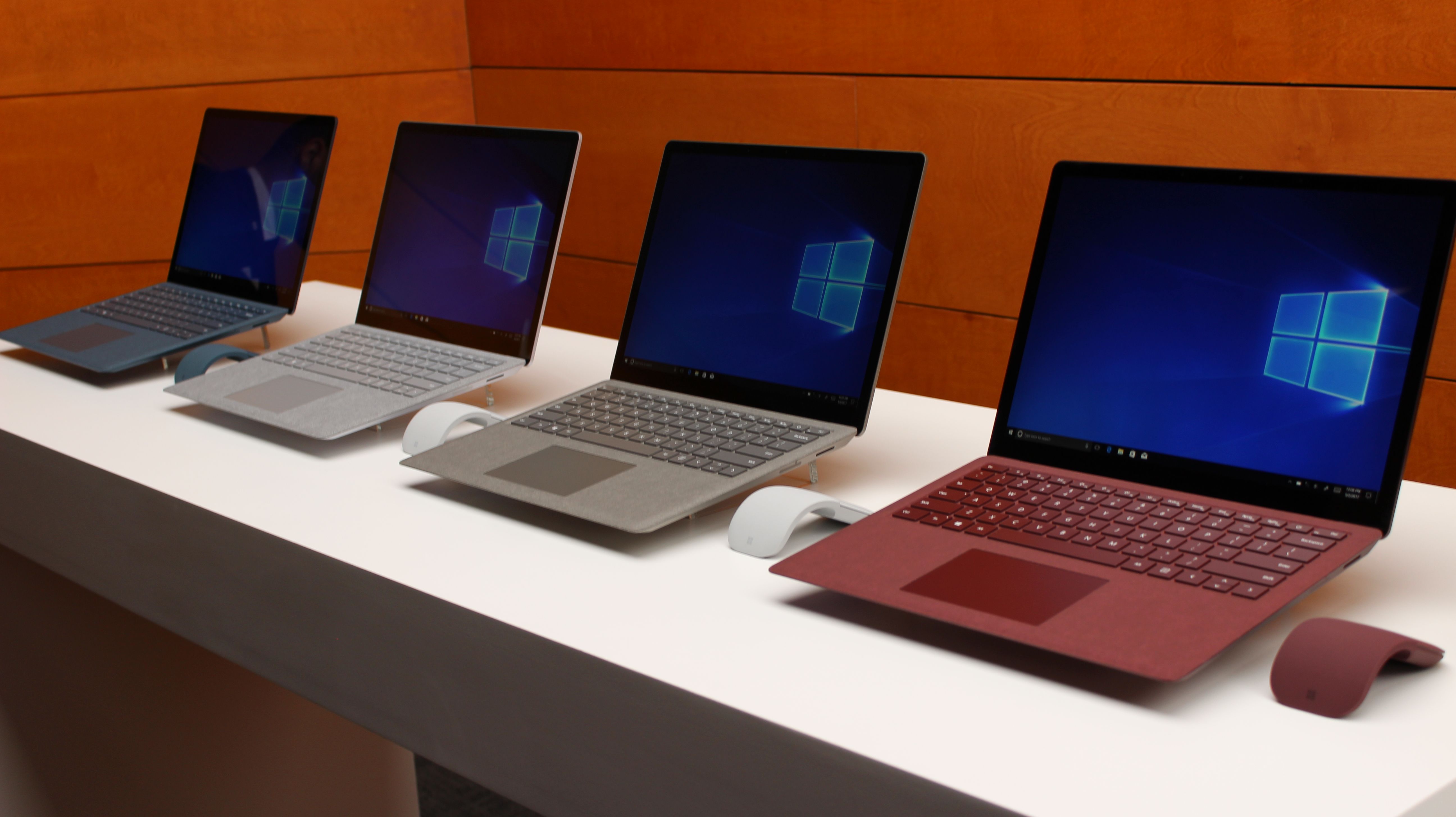 Surface Laptop in all four colors