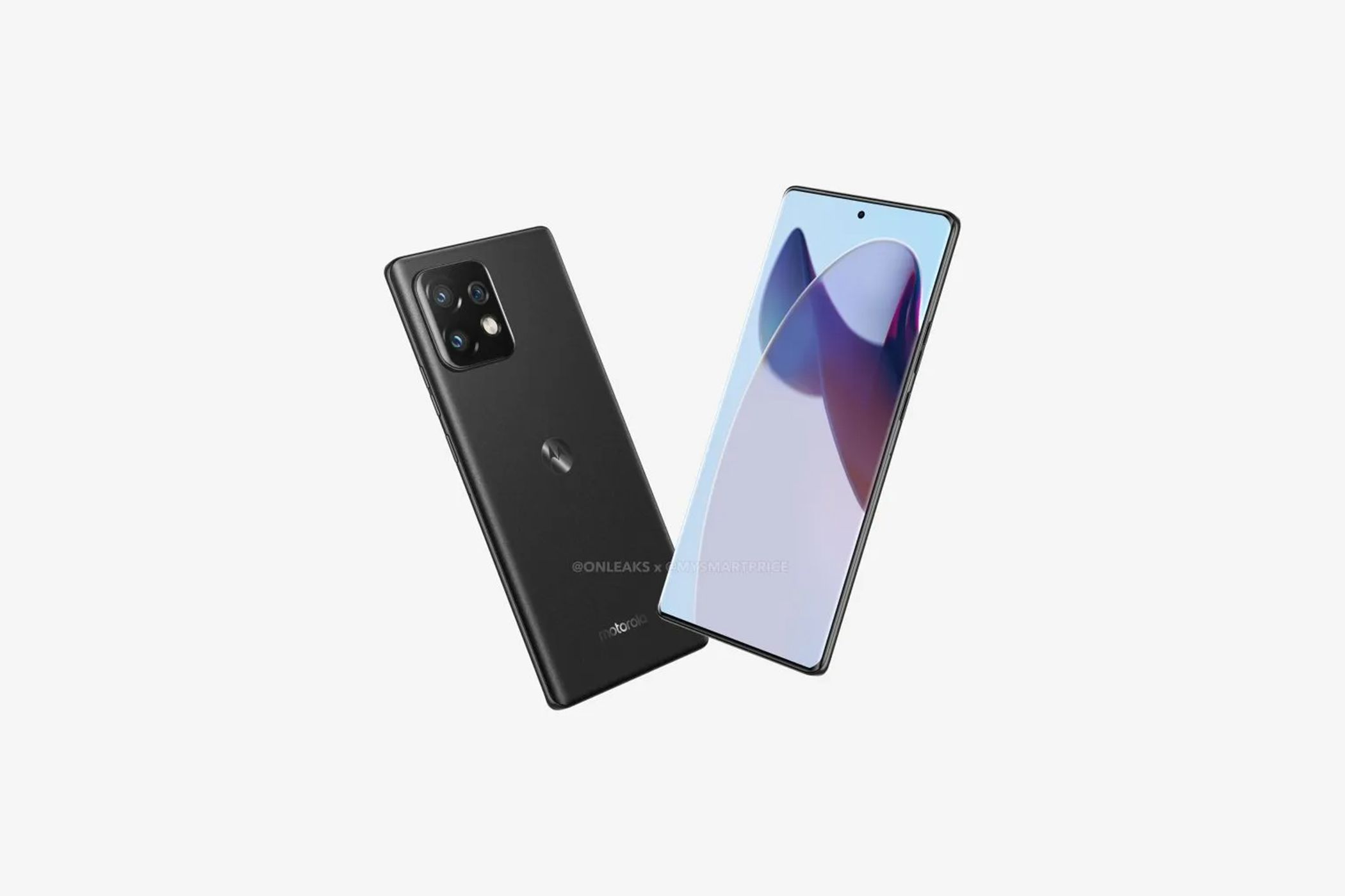 Motorola X40 Pro leaked render on gray background.