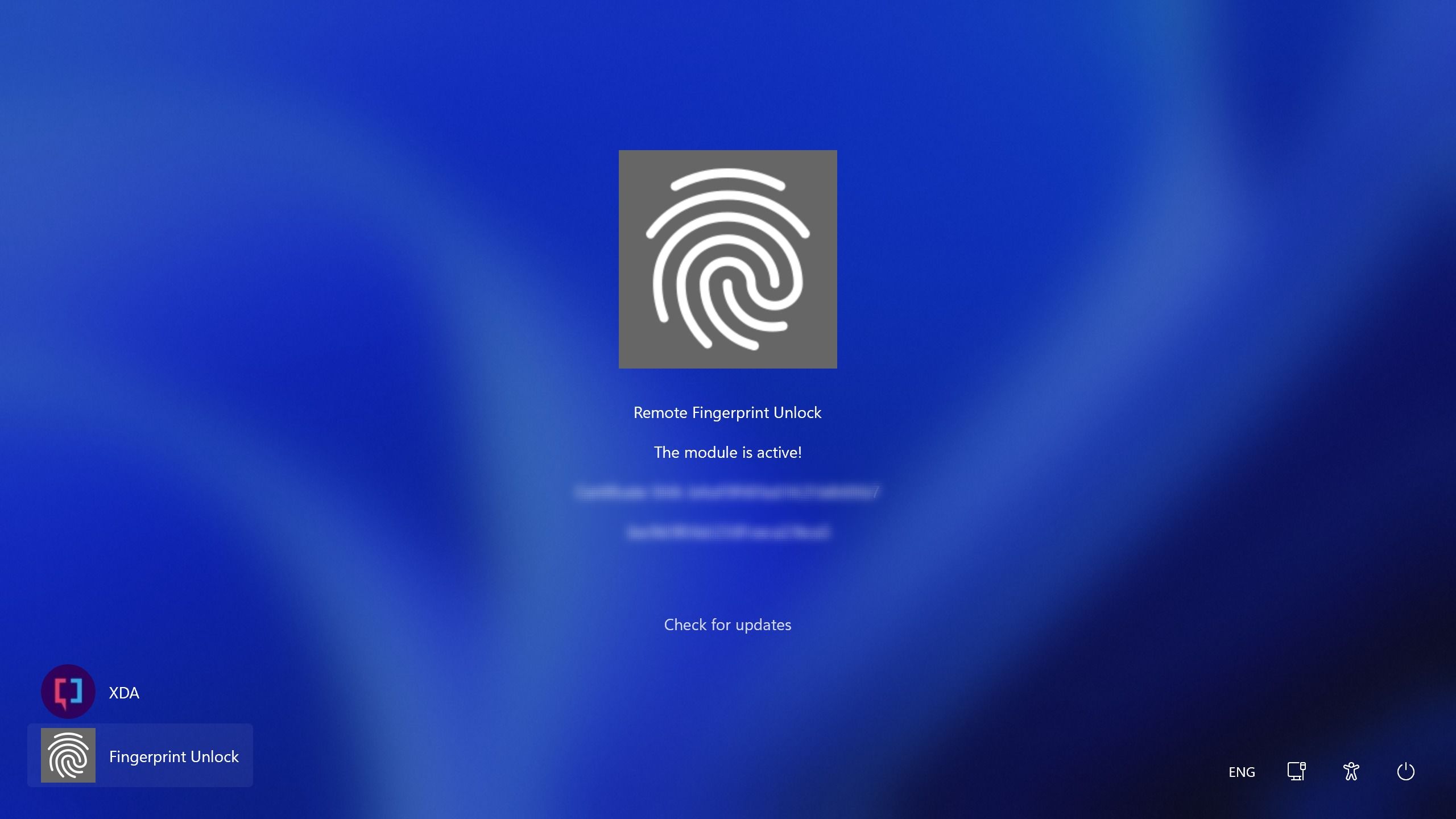 Remote Fingerprint Unlock on Windows 11 lock screen feature