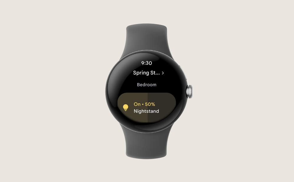 Google Home wear os 3 update on Pixel Watch