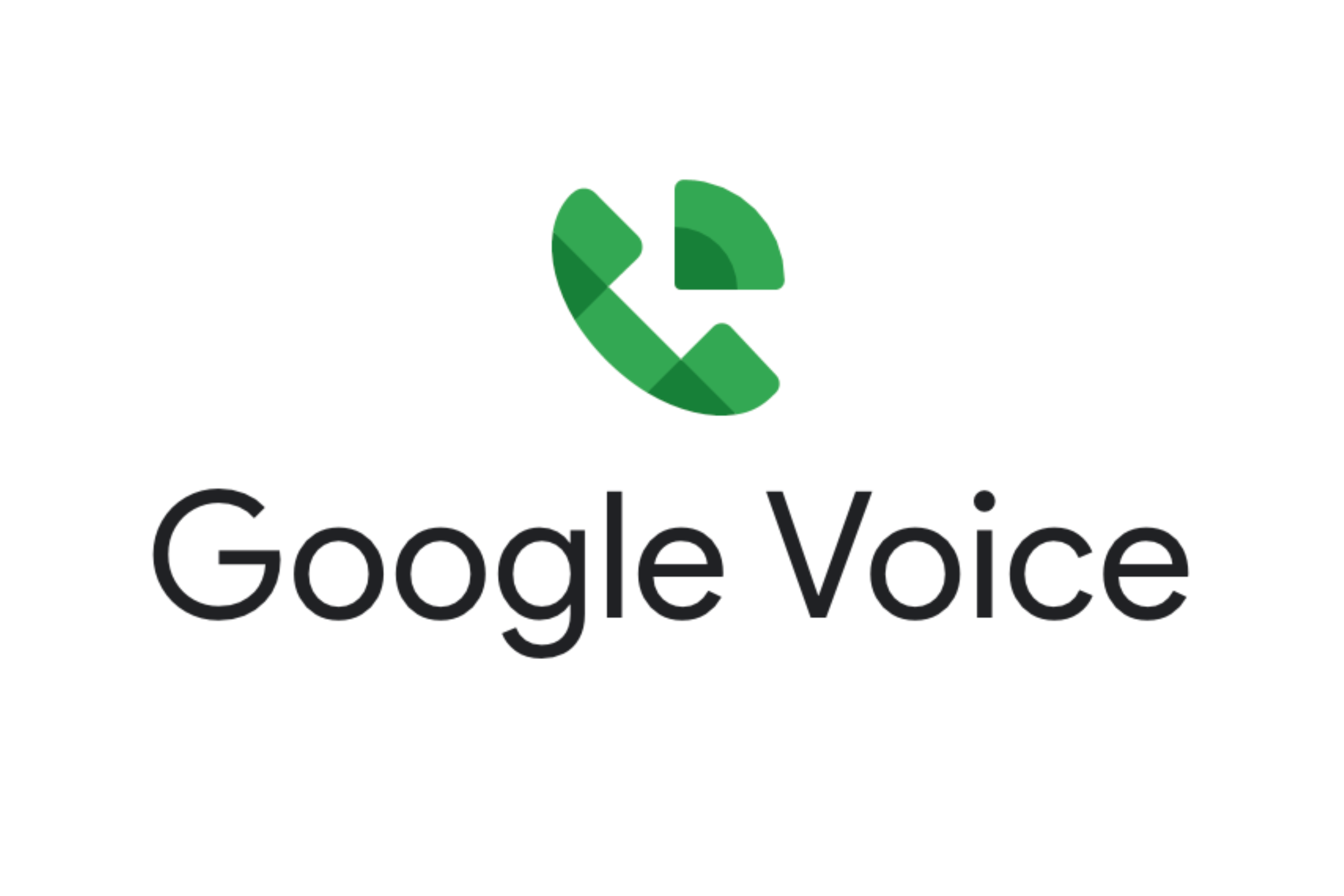 Google Voice logo on white background