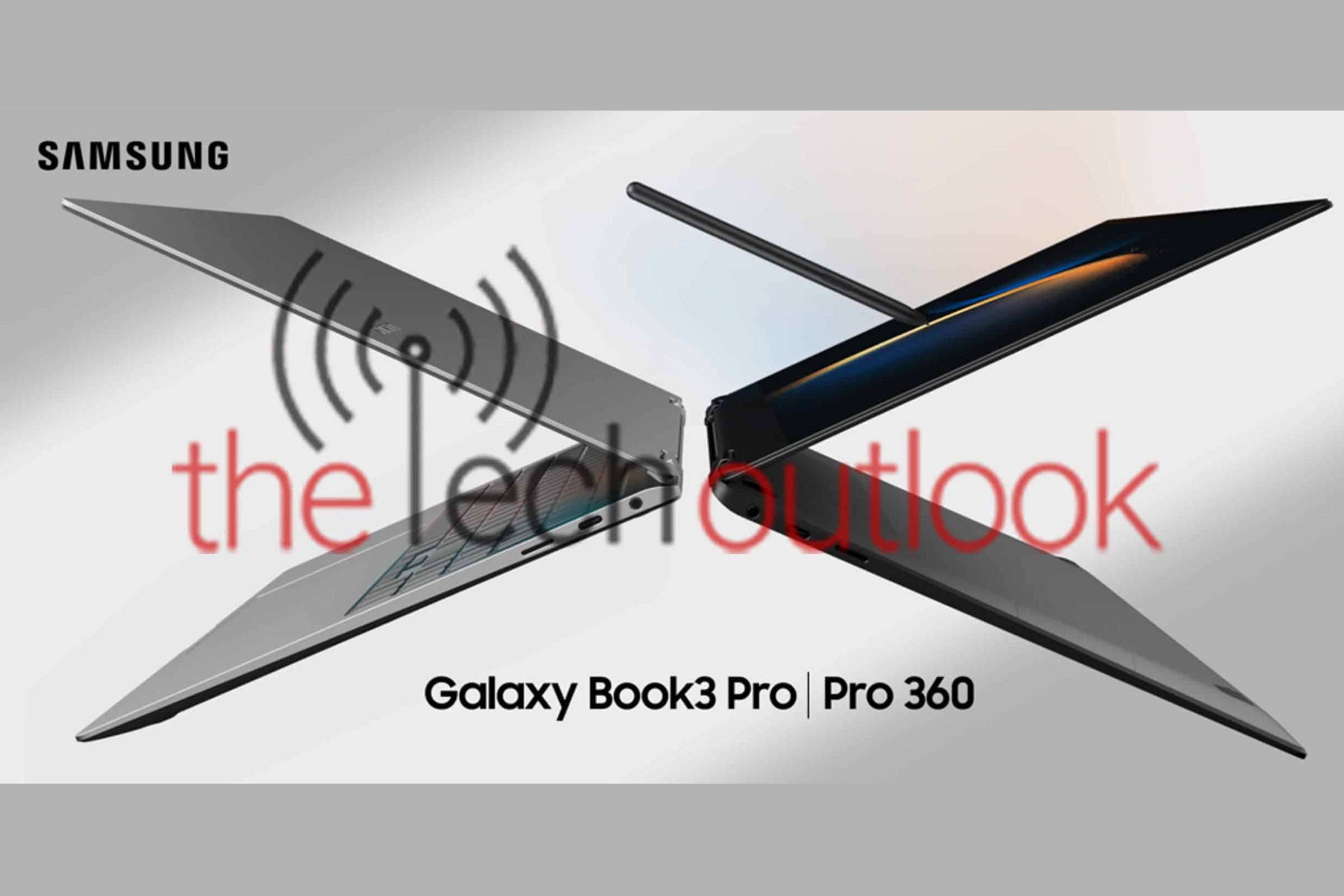 Samsung Galaxy Book 3 Pro and Pro 360 together