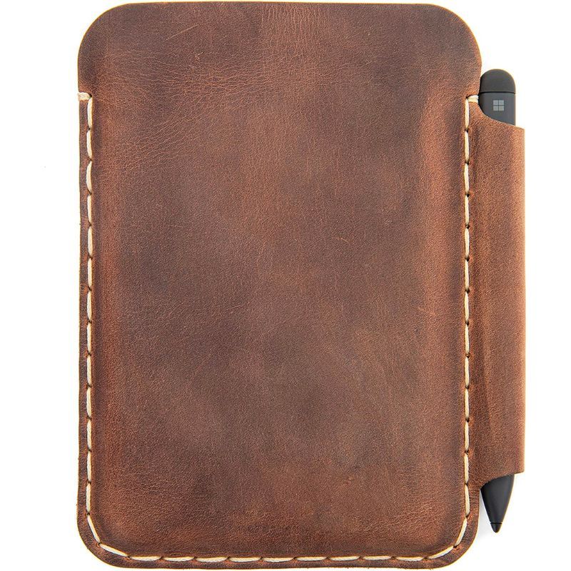 Happer Studio leather case for the Surface Duo 2