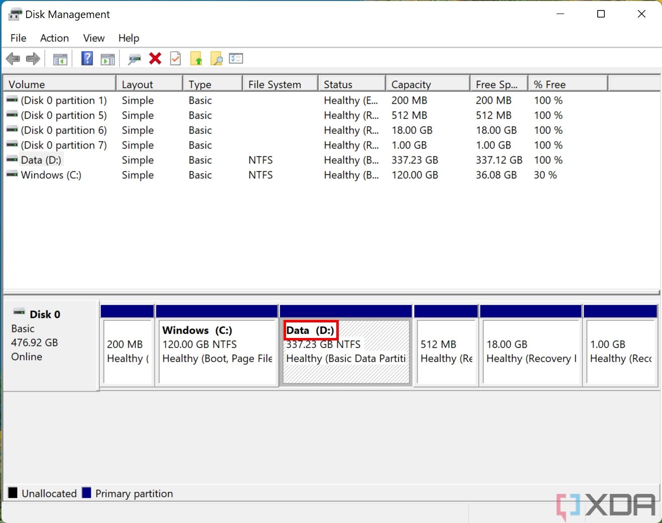 How to delete a drive partition on Windows 11