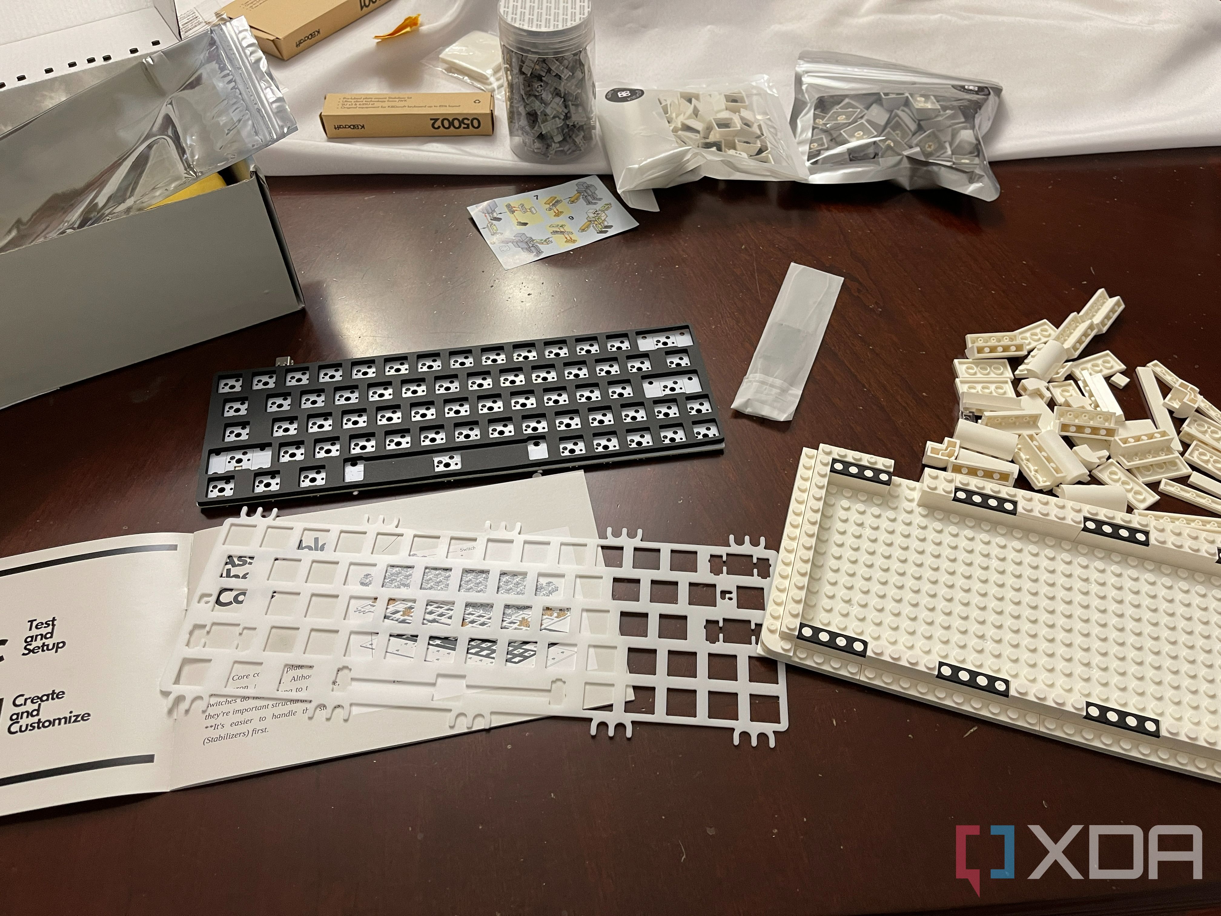 Aufbau der Platine für das KBD Craft Keyboard
