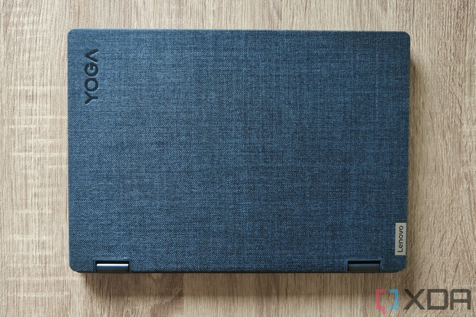 Overhead view of the Lenovo Yoga 6 2022 model with the lid closed