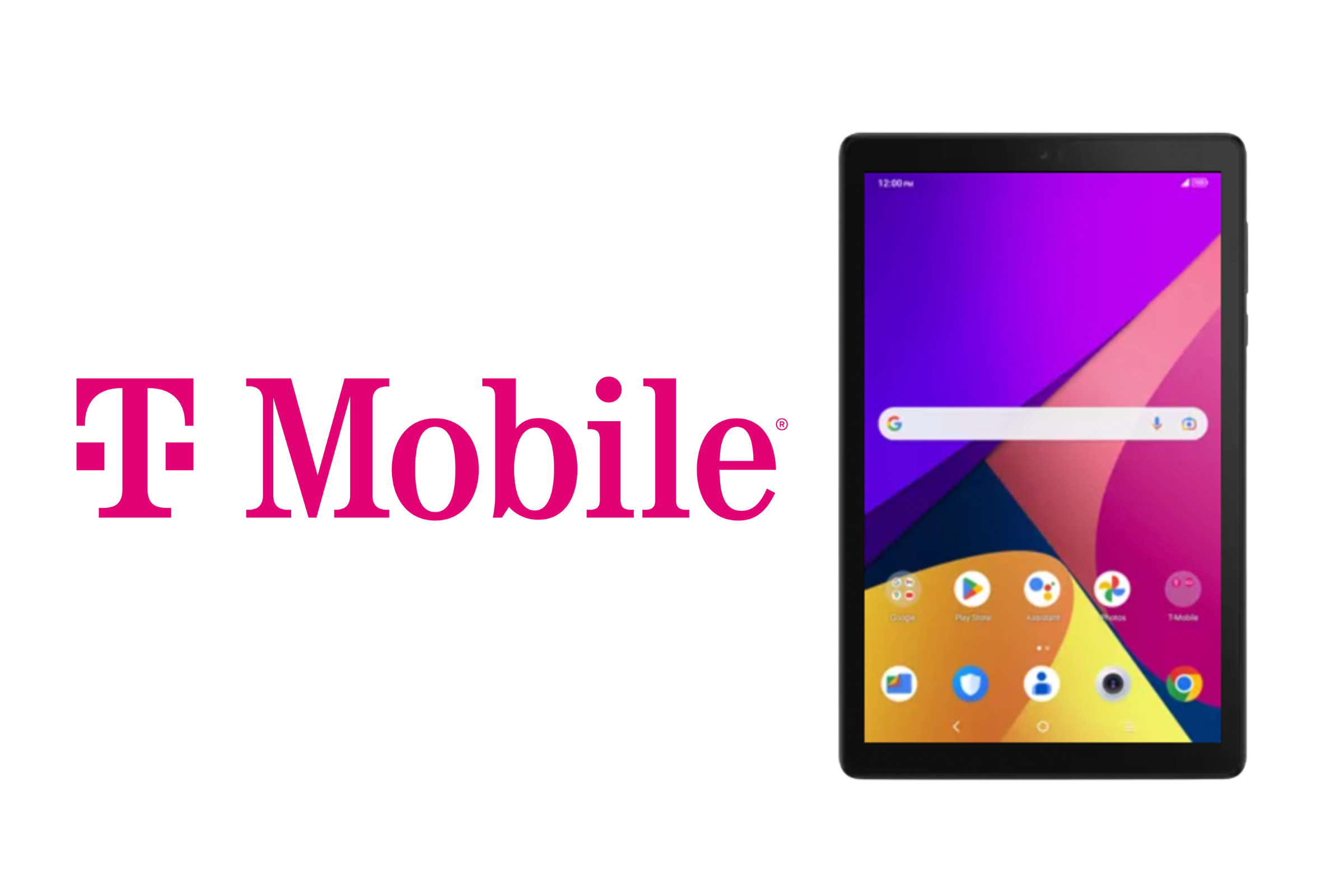 T-Mobile TCL TCL TAB 8 LE on white background