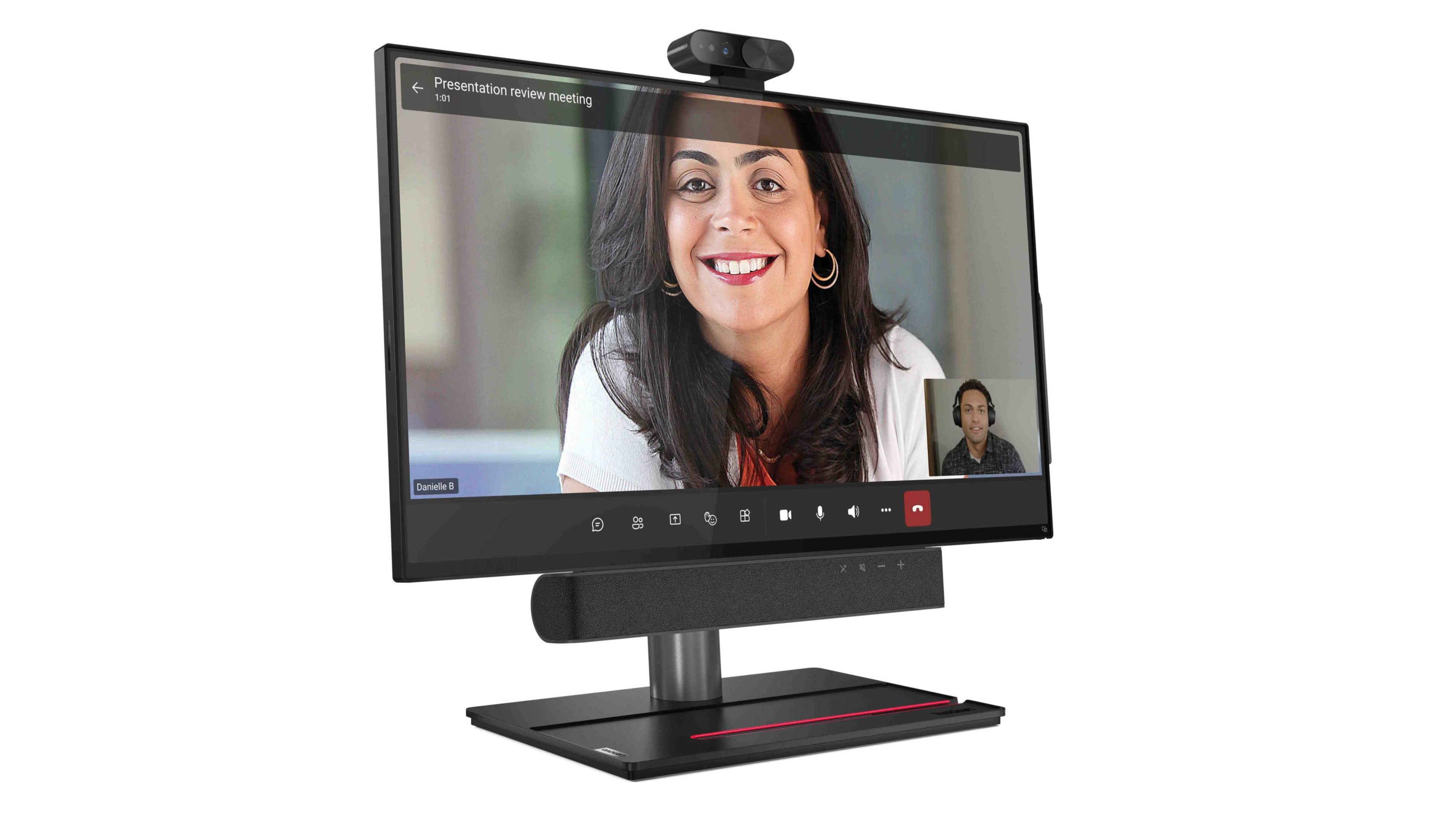 Lenovo ThinkSmart View Plus with 4K Camera and Speaker Bar