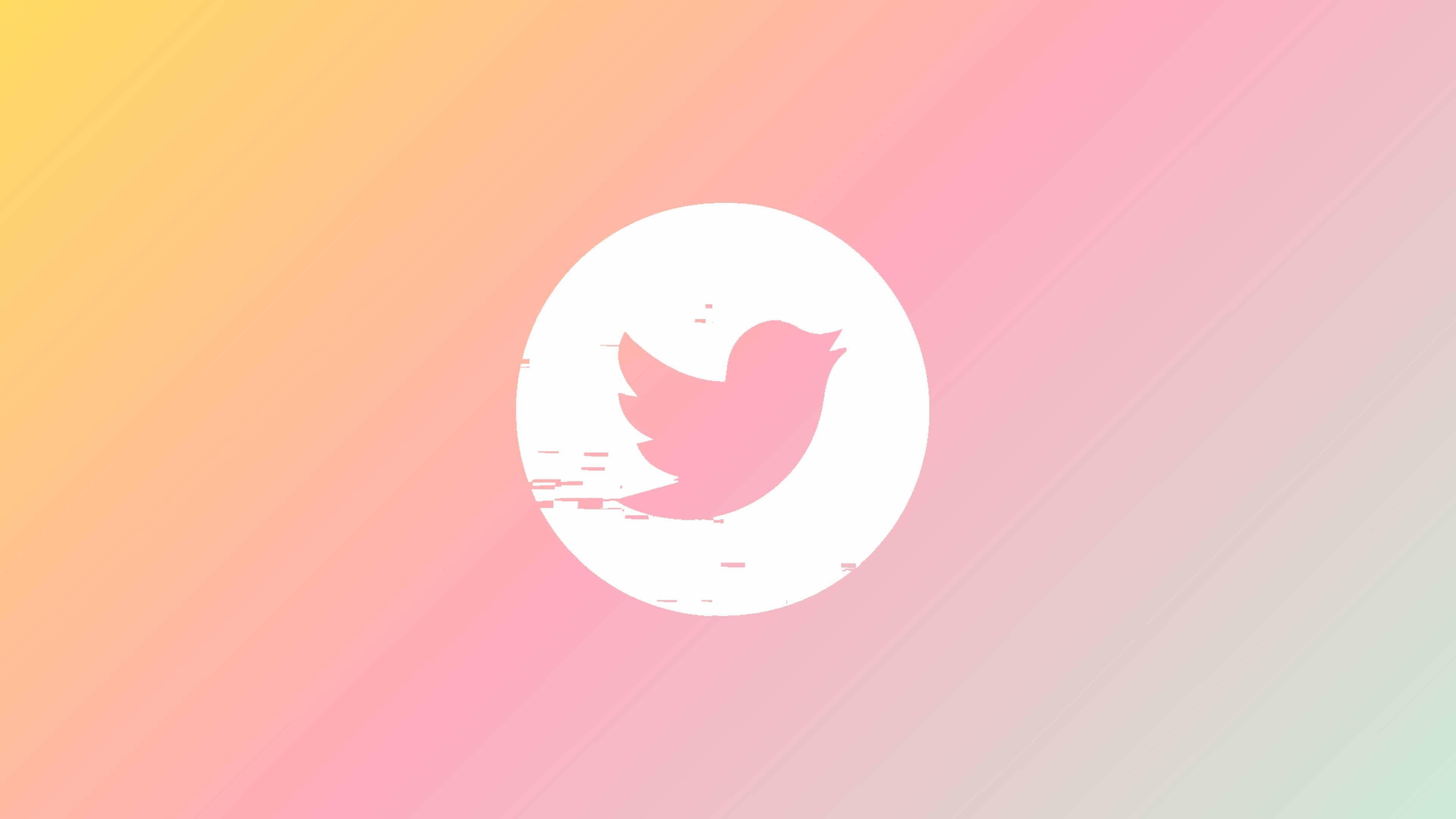 Twitter logo static