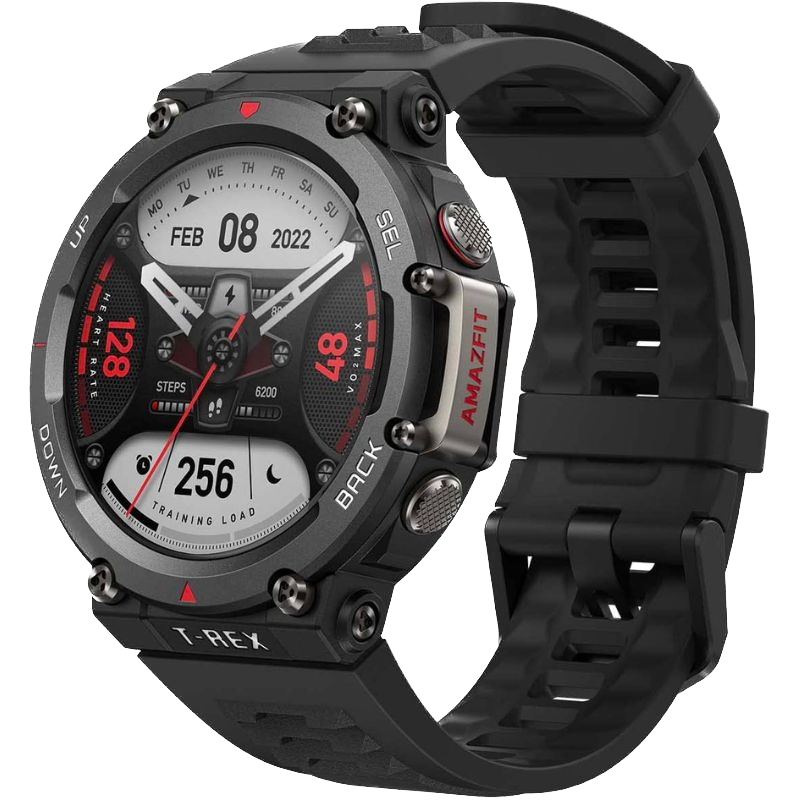 A render of the Amazfit T-Rex 2 smartwatch.