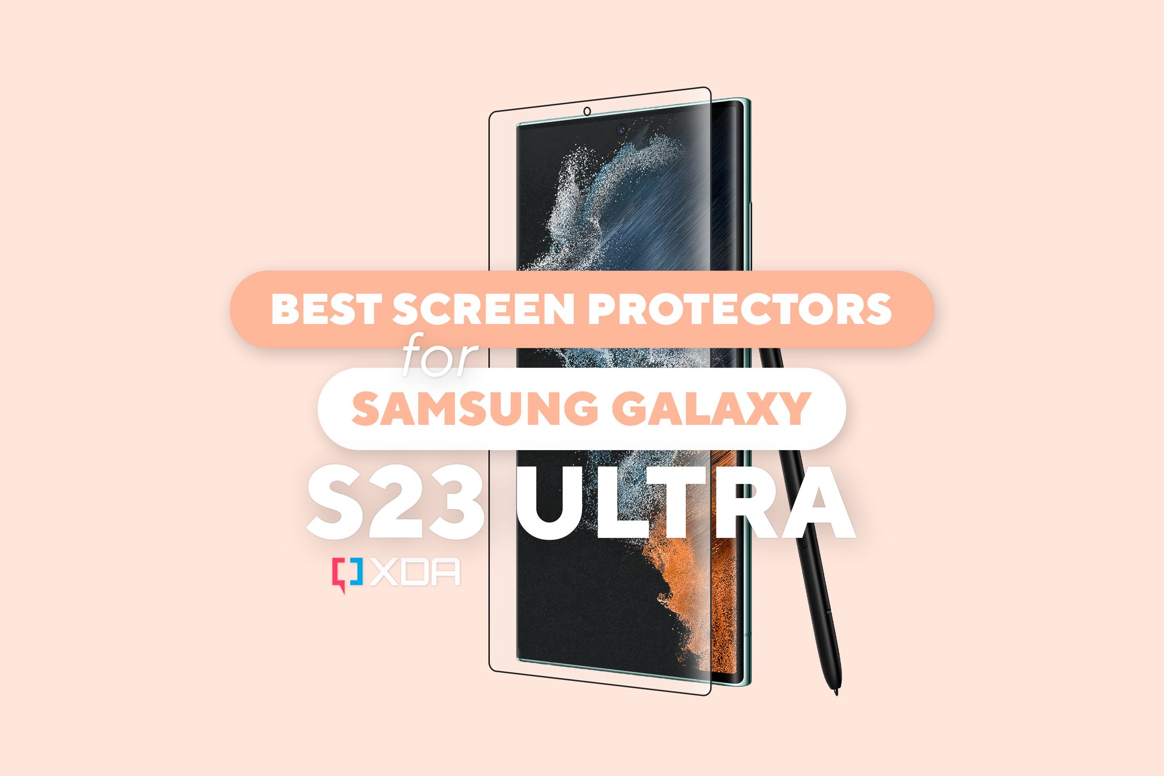 Best screen protectors for Samsung Galaxy S23 Ultra.