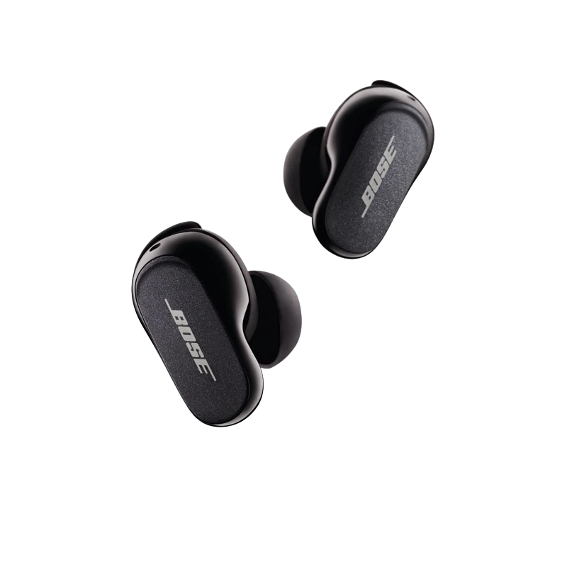 Bose QuietComfort Earbuds 2 on transparent background.