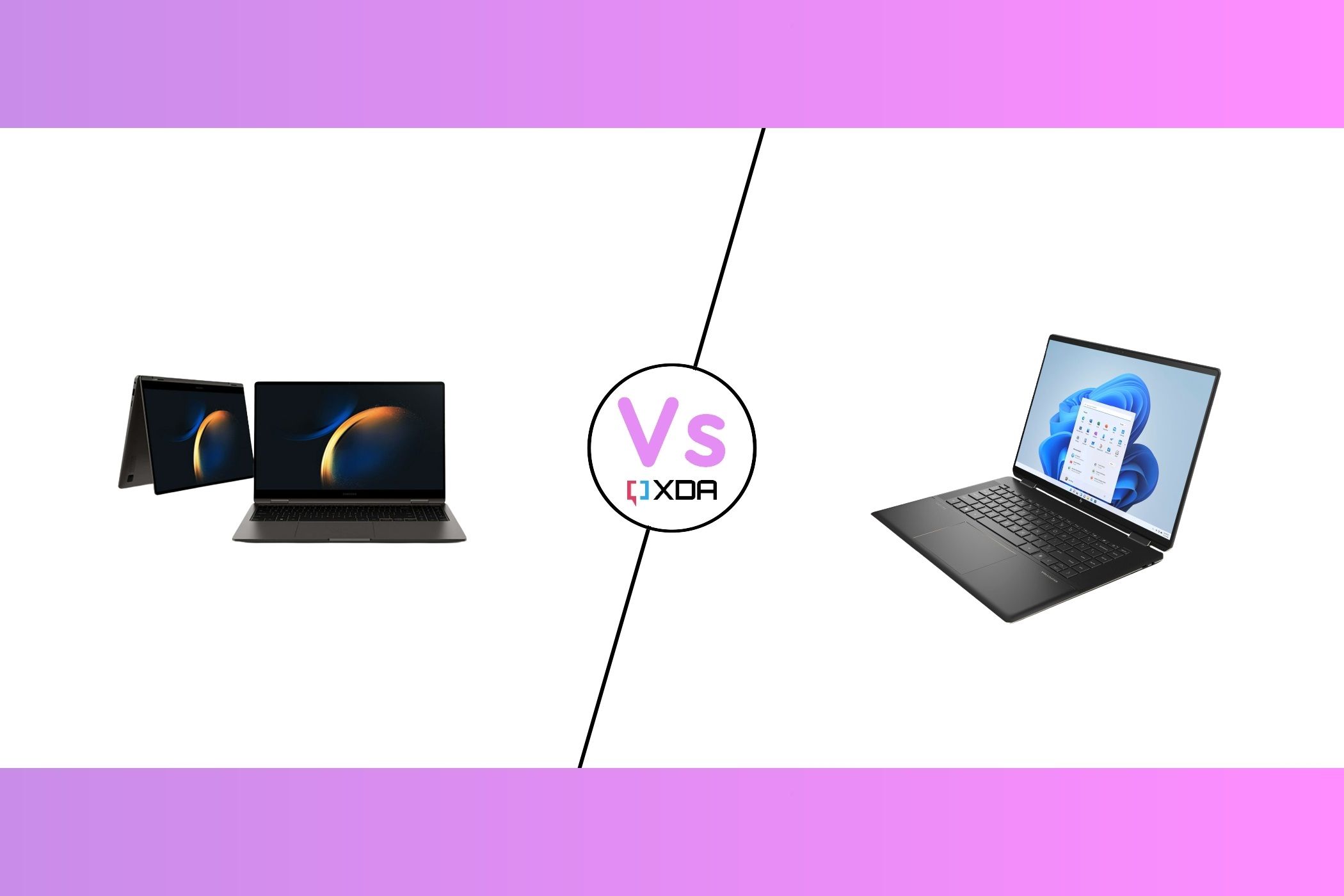 Comparación entre Galaxy Book 3 Pro 360 y HP Spectre x360