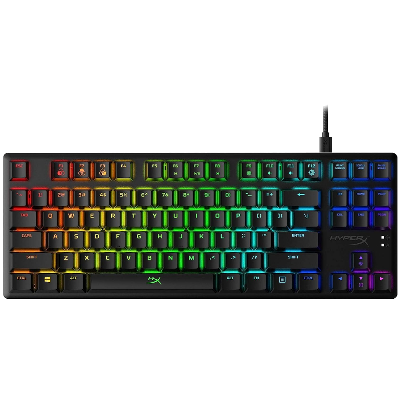 HyperX Alloy Origins Core en formato TKL con iluminación RGB